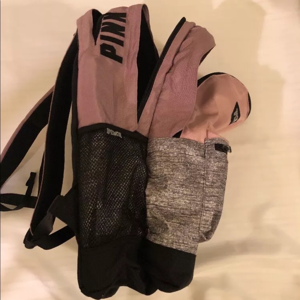 LAST ONE!! VS Pink Campus Backpack Chalk Rose - Picture 7 of 8